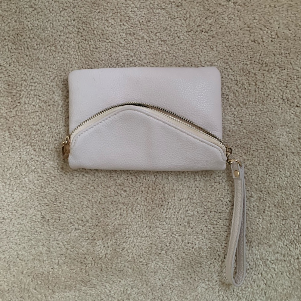 Nordstrom Light Pink Wristlet Shoulder Bag